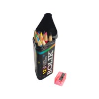 Tubo crayon madera corto